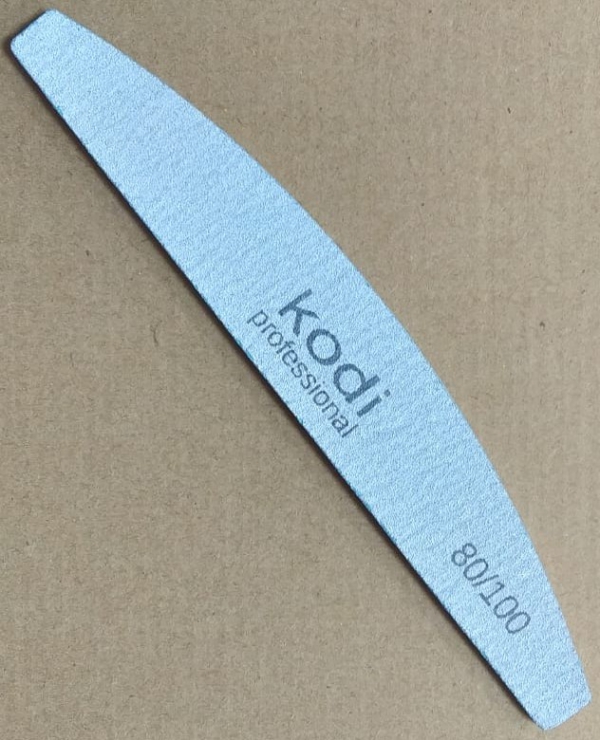 Пилка серая Kodi-Professional (полукруглая), 80/100 грит