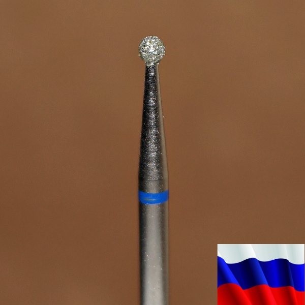 Алмазная фреза "ШАР" (синяя), d=2,3 мм