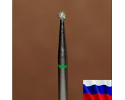 Алмазная фреза "ШАР" (зеленая), d=2,1 мм