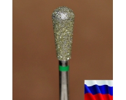 Алмазная фреза "ГРУША" (зеленая), d=5,0 мм