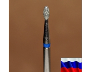 Алмазная фреза "ЯЙЦО" (синяя), d=1,8 мм