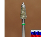 Алмазная фреза "ТОРПЕДА" (зеленая), d=4,0 мм